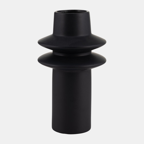 sagebrook home Cer 11"h Modern Vase Black Wishlist Create New