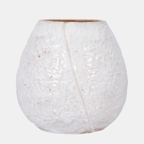 sagebrook home Cer 11" Round Vase Ivory Wishlist Create New