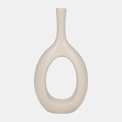 sagebrook home Cer 12" Curved Open Cut Out Vase Cotton Wishlist Create New