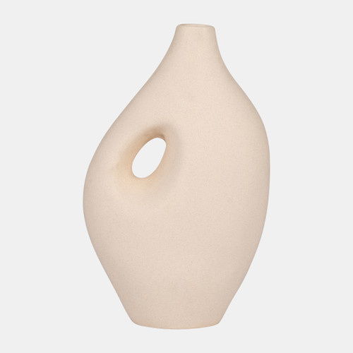 sagebrook home Cer 12" Nomadic Handle Vase Ivory Wishlist Create New