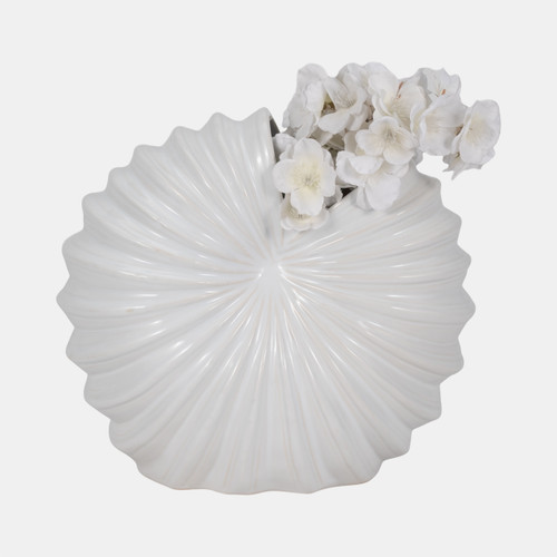Sagebrook Home Cer 12" Shell Vase White Wishlist Create New