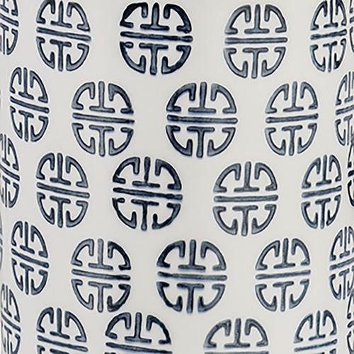 Sagebrook Home Cer 13"h Modern Ginger Jar Navy/white Wishlist Create New