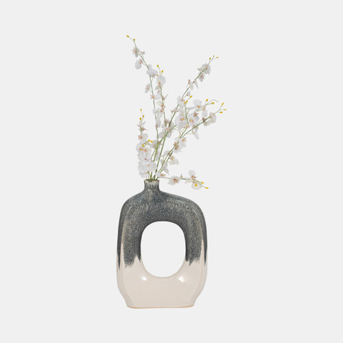 Sagebrook Home Cer 15" Curvy Open Cut-out Vase Blue/white Wishlist Create New