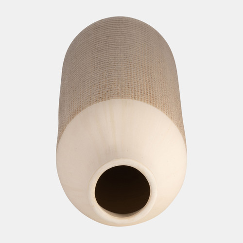 Sagebrook Home Cer 16" 2-tone Vase White/tan Wishlist Create New
