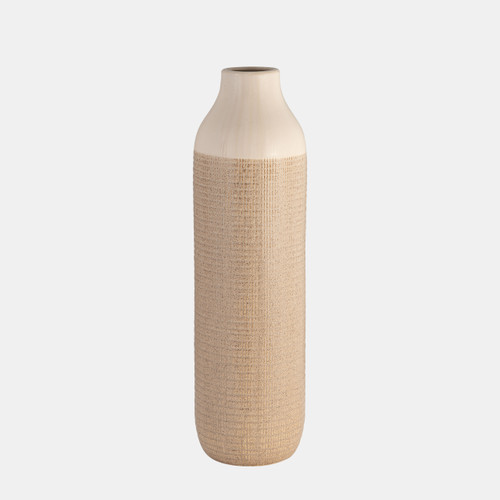 sagebrook home Cer 16" 2-tone Vase White/tan Wishlist Create New