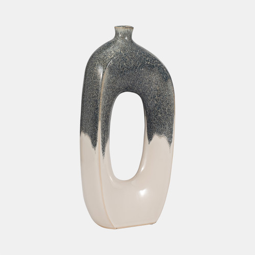 Sagebrook Home Cer 16" Curvy Open Cut-out Vase Blue/white Wishlist Create New