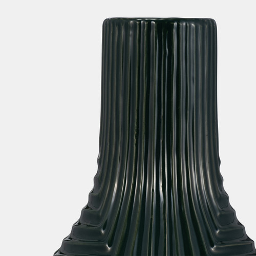 Sagebrook Home Cer 16" Tribal Vase Forest Green Wishlist Create New