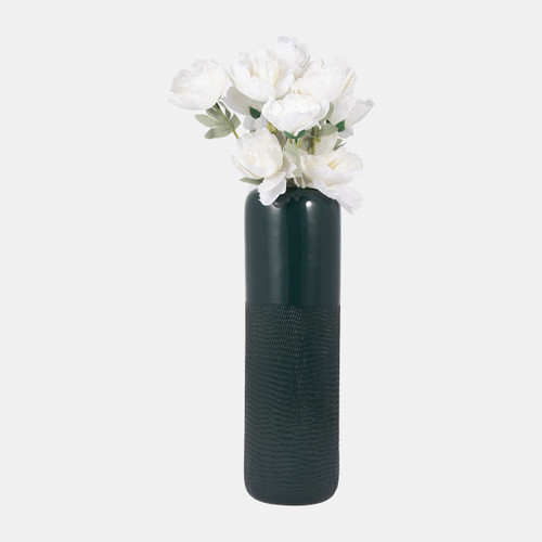Sagebrook Home Cer 18"h Grooved Vase Forest Green Wishlist Create New