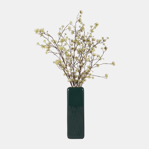 Sagebrook Home Cer 18" Squared Grooved Vase Forest Green Wishlist Create New