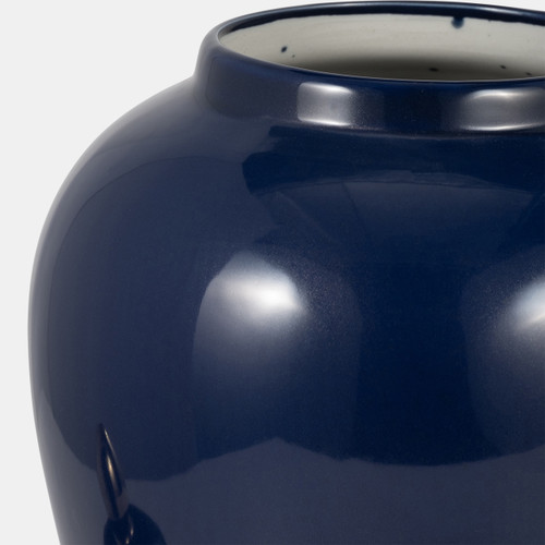 Sagebrook Home Cer 18" Temple Jar Navy/gold Wishlist Create New