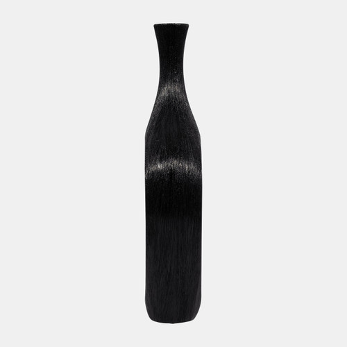 Sagebrook Home Cer 19" Scratched Open Cut Vase Black Wishlist Create New