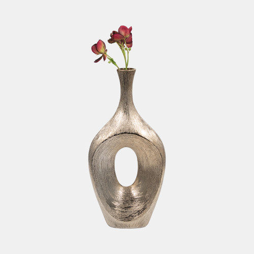 Sagebrook Home Cer 19" Scratched Open Cut Vase Champ Wishlist Create New