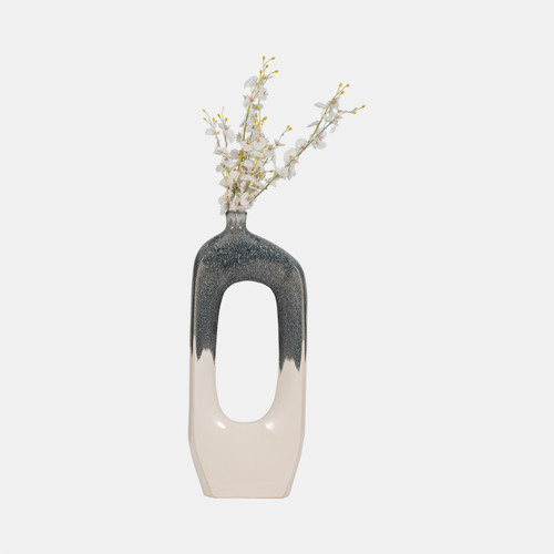 Sagebrook Home Cer 26" Curvy Open Cut-out Vase Blue/white Wishlist Create New