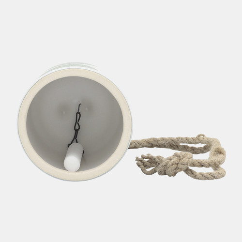 Sagebrook Home Cer 4" Hanging Bell Rainbow White/green Wishlist Create New