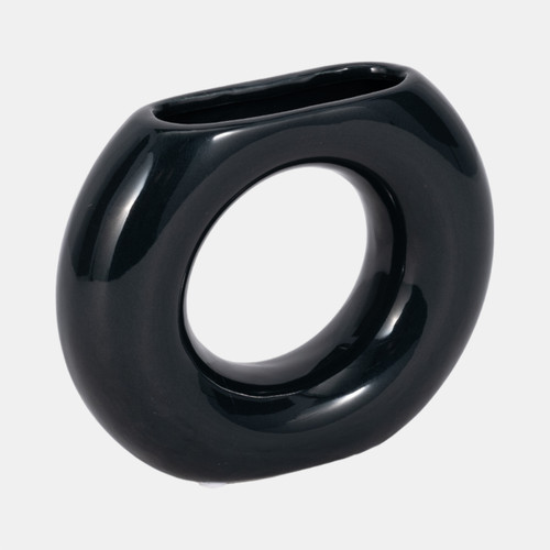 Sagebrook Home Cer 5" Donut Vase Navy Wishlist Create New