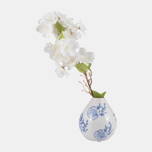 Sagebrook Home Cer 5"h Chinoiserie Bud Vase Blue/white Wishlist Create New