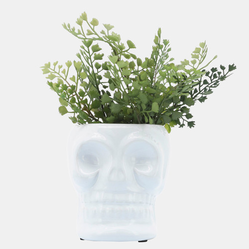 Sagebrook Home Cer 5" Skull Vase White Wishlist Create New