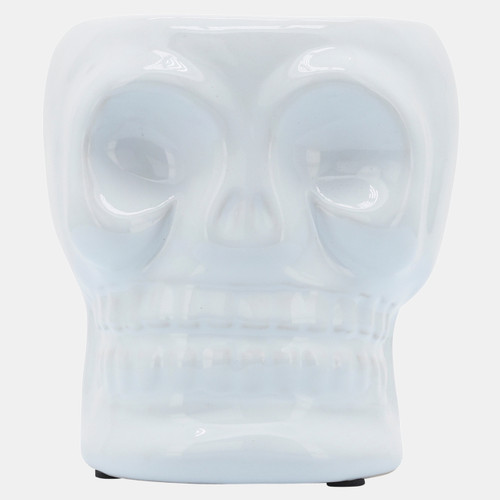 sagebrook home Cer 5" Skull Vase White Wishlist Create New