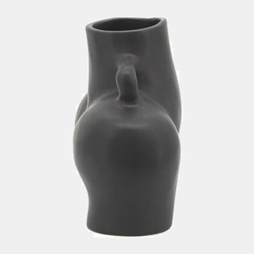 Sagebrook Home Cer 6" Half Body Vase Black Wishlist Create New