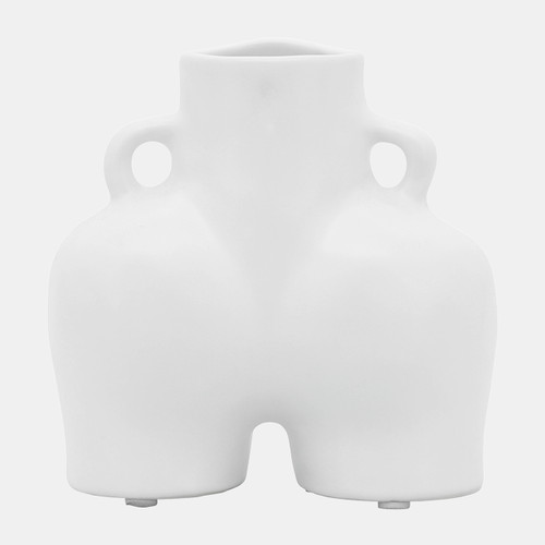 Sagebrook Home Cer 6" Half Body Vase White Wishlist Create New