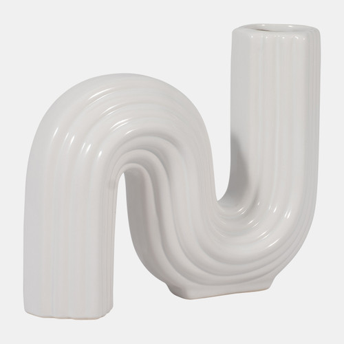Sagebrook Home Cer 6" Loopy Vase White Wishlist Create New