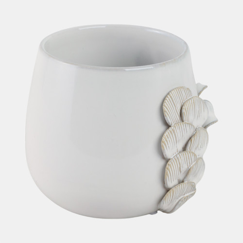 Sagebrook Home Cer 6" Mushroom Applique Planter Ivory Wishlist Create New