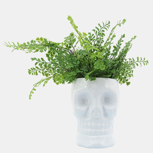 Sagebrook Home Cer 6" Skull Vase White Wishlist Create New