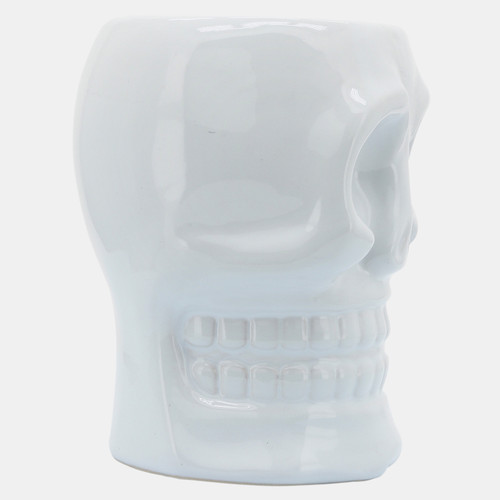 Sagebrook Home Cer 6" Skull Vase White Wishlist Create New