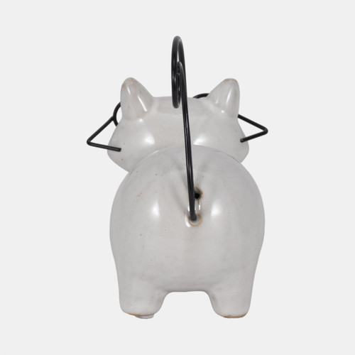 Sagebrook Home Cer 6" Standing Kitty White/black Wishlist Create New