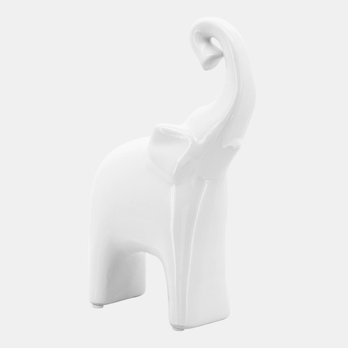 Sagebrook Home Cer 6 X11" Elephant White Wishlist Create New