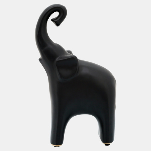 Sagebrook Home Cer 6x11" Elephant Matte Black Wishlist Create New