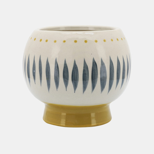 Sagebrook Home Cer 7"d Face Planter Multi Wishlist Create New