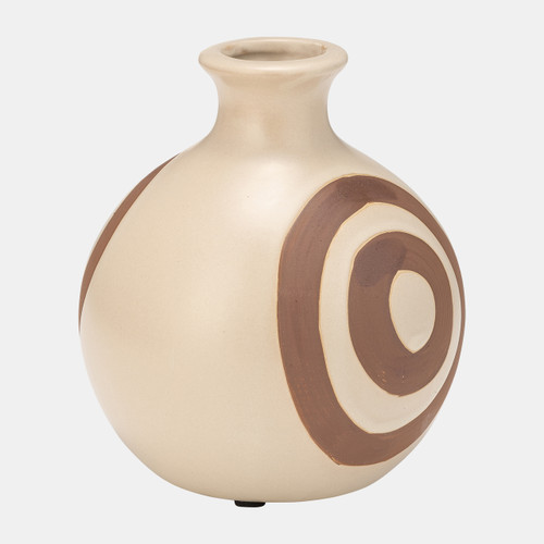 Sagebrook Home Cer 7"h Abstract Vase Irish Cream Wishlist Create New