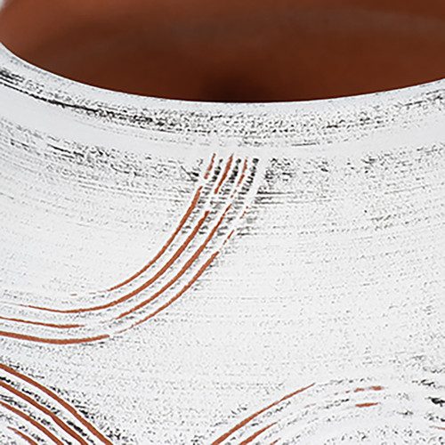 Sagebrook Home Cer 7" Round Global Vase White Wishlist Create New