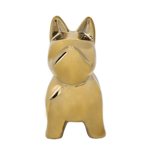 Sagebrook Home Cer 8" Dog Table Deco Gold Wishlist Create New