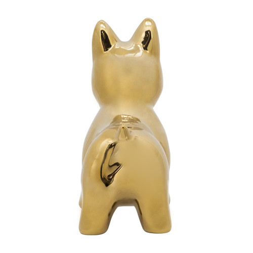 Sagebrook Home Cer 8" Dog Table Deco Gold Wishlist Create New