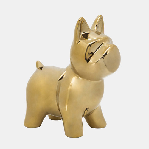 sagebrook home Cer 8" Dog Table Deco Gold Wishlist Create New