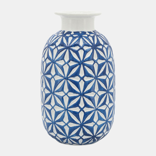 sagebrook home Cer 8"h Daisy Vase Blue Wishlist Create New