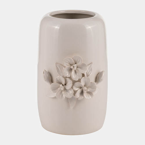 sagebrook home Cer 8"h Flower Bunch Vase Ivory Wishlist Create New