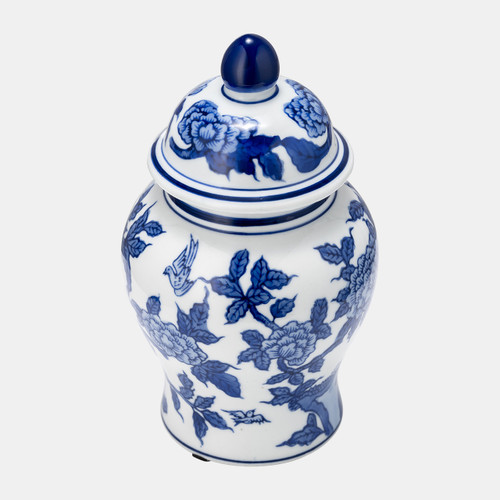 Sagebrook Home Cer 8"h Temple Jar Blue/white Wishlist Create New