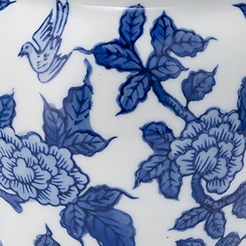 Sagebrook Home Cer 8"h Temple Jar Blue/white Wishlist Create New