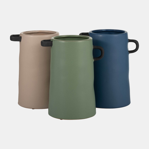 Sagebrook Home Cer 9"h Eared Vase Irish Cream Wishlist Create New