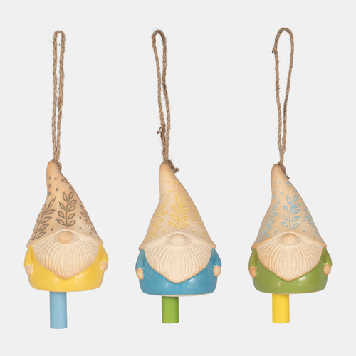 sagebrook home Cer S/3 Gnome Bells Multi Wishlist Create New