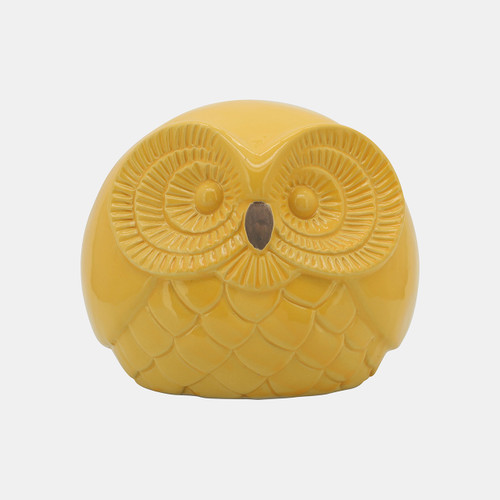 Sagebrook Home Cer S/3 Owls 8" Yellow Wishlist Create New
