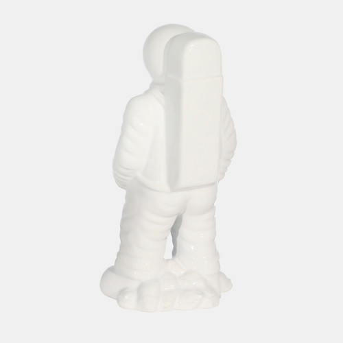 Sagebrook Home Ceramic 12" Astronaut Statuette White Wishlist Create New
