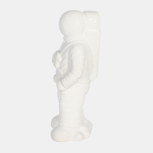 Sagebrook Home Ceramic 12" Astronaut Statuette White Wishlist Create New