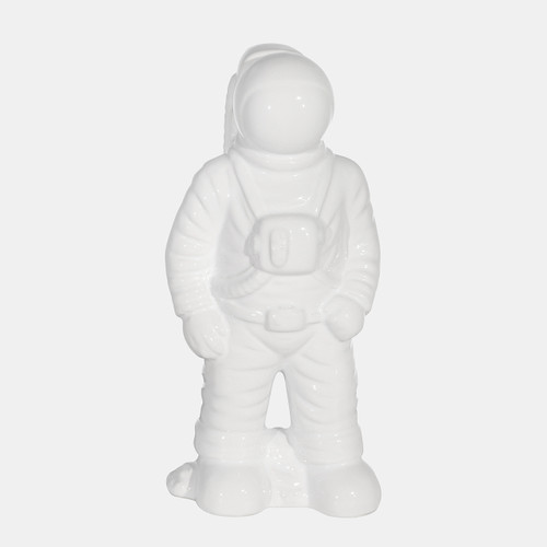 sagebrook home Ceramic 12" Astronaut Statuette White Wishlist Create New