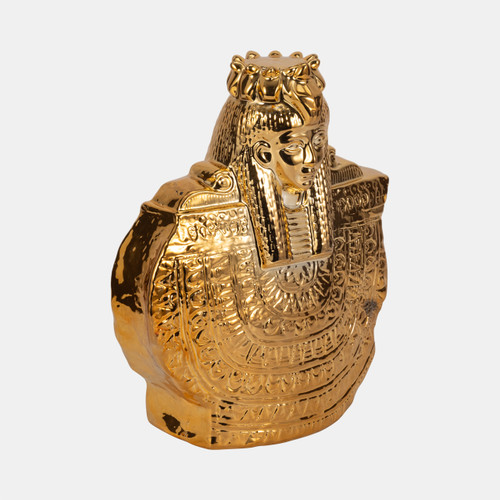 Sagebrook Home Ceramic 14" Table Top Sculpture Gold Wishlist Create New