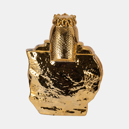 Sagebrook Home Ceramic 14" Table Top Sculpture Gold Wishlist Create New