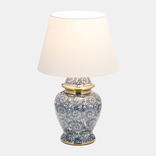 Sagebrook Home Ceramic 19" Chinoiserie Table Lamp Blue/gold Wishlist Create New